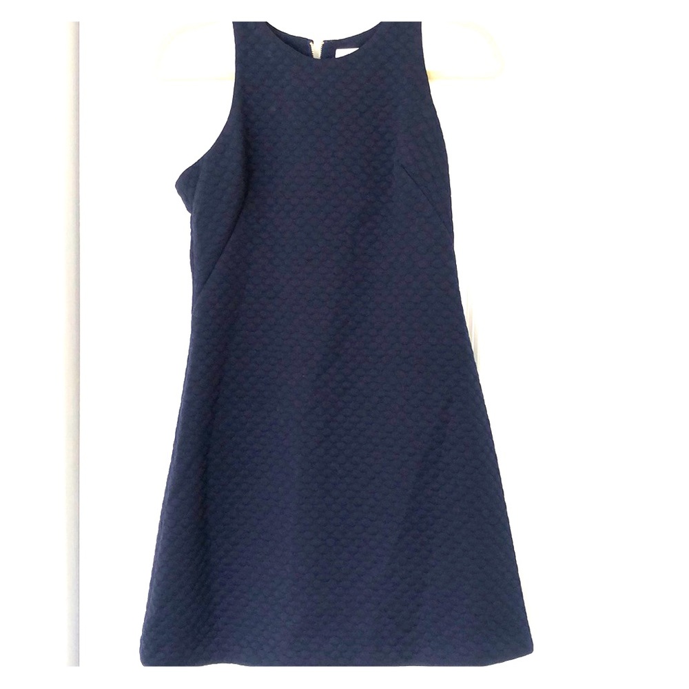 Navy Amanda Uprichard Sleeveless Shift Dress
